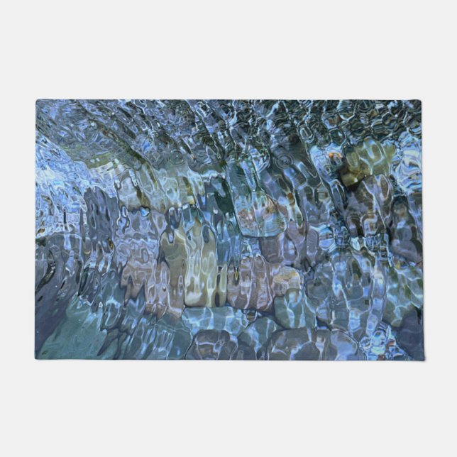 Paillasson Eau de ruissellement, ruisseau, vapeur, Pierres so (Devant)