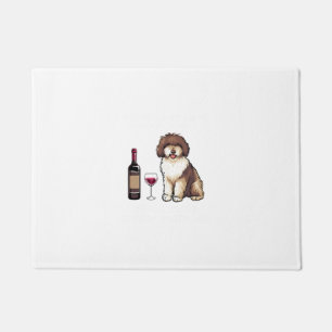 Paillasson Eau espagnole et vin Chien drôle 1