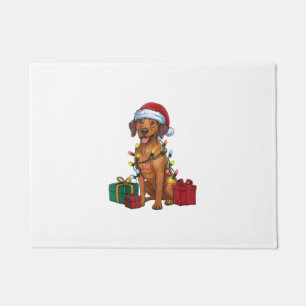 Paillasson Éclairage de Noël Père Noël Rhodesian Ridgeback Ch