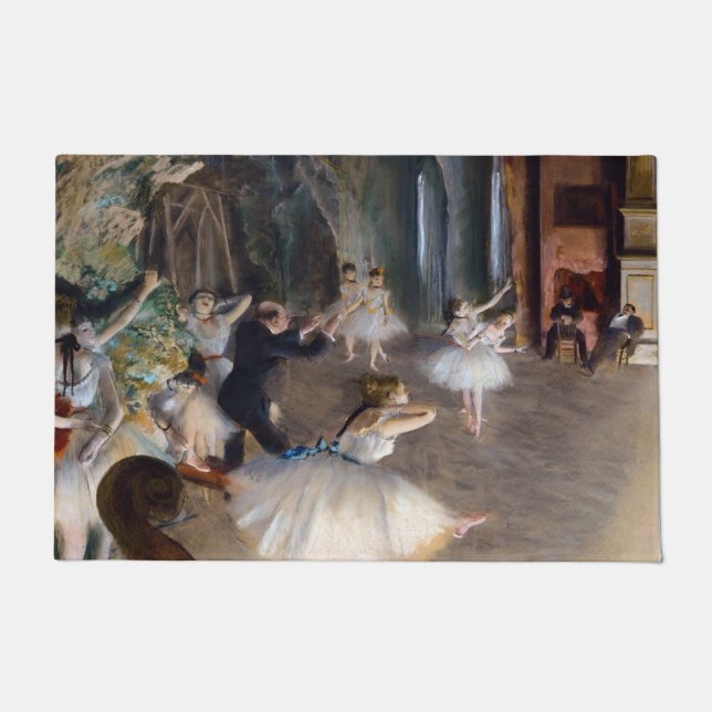 Paillasson Edgar Degas - La répétition du ballet sur scène (Devant)