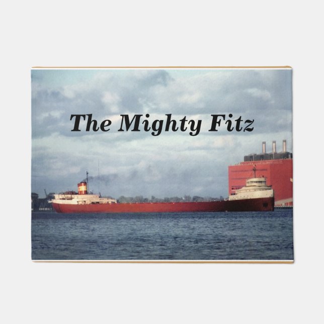 Paillasson Edmund Fitzgerald Fitz puissant à customiser (Devant)