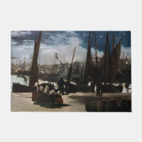 Edouard Manet - Le Port de Boulogne au clair de lu
