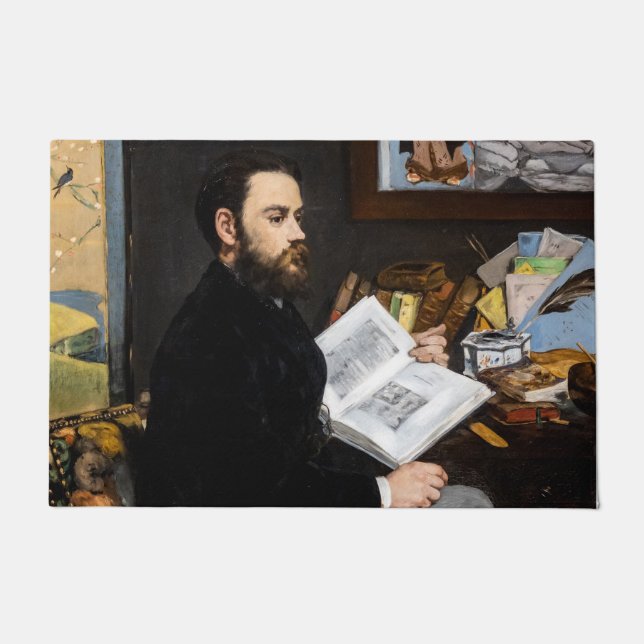 Paillasson Edouard Manet - Portrait d'Emile Zola (Devant)