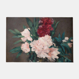 Paillasson Edouard Manet - Vase de pivoines sur un petit pied
