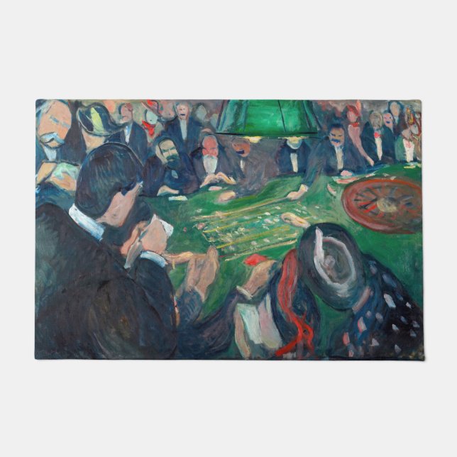 Paillasson Edvard Munch - Table de roulette à Monte Carlo (Devant)