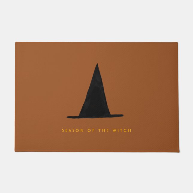 Paillasson Éffrayant minimaliste moderne Casquette de sorcièr (Devant)