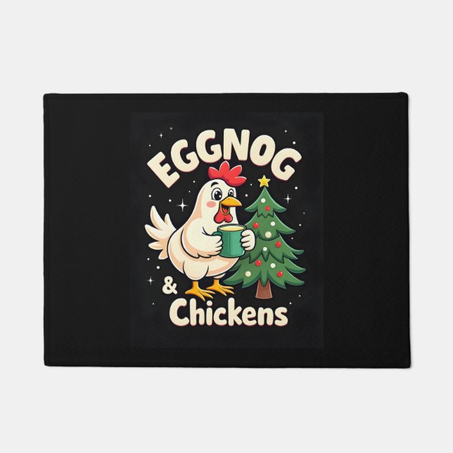 Paillasson Eggnog & Poulets (Devant)