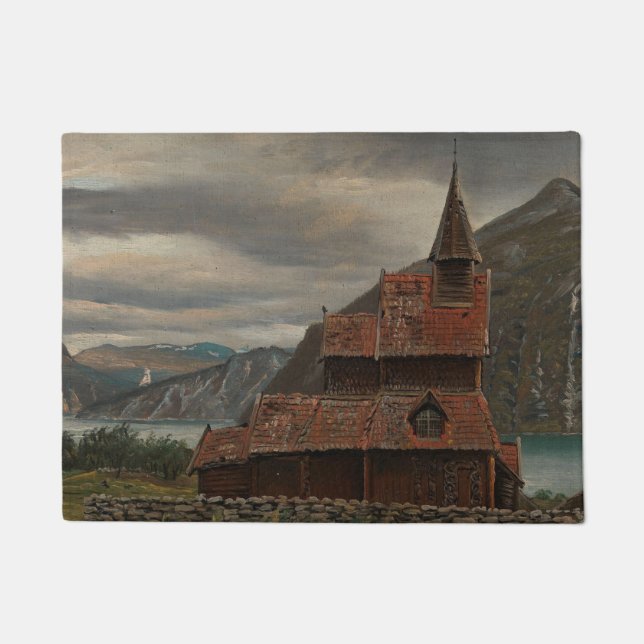 Paillasson Église norvégienne de Stave (par Knud Baade) (Devant)