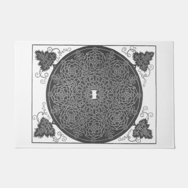 Paillasson Elaborate Knot Motif (par Albrecht Dürer) (Devant)