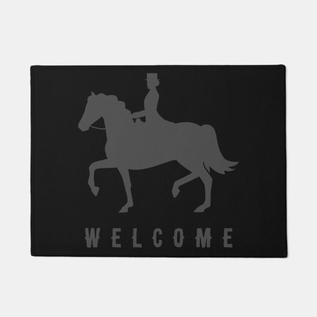 Paillasson Élégant accueil Cheval Moderne (Devant)