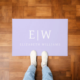 Paillasson Élégant professionnel simple Monogramme minimalist