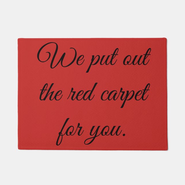 Paillasson Éliminer la moquette rouge (Devant)