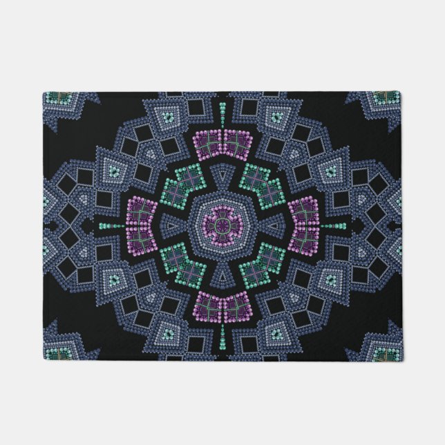 Paillasson Embroidered beads (Devant)