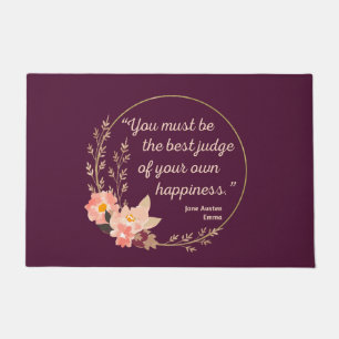 Paillasson Emma De Jane Austen Citation I - Style Cute