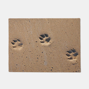Paillasson Empreintes de pattes animaux en sable