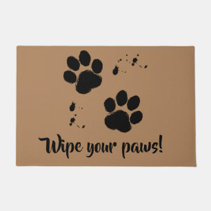 Paillasson Empreintes de pattes de chien : Essuyez vos pattes
