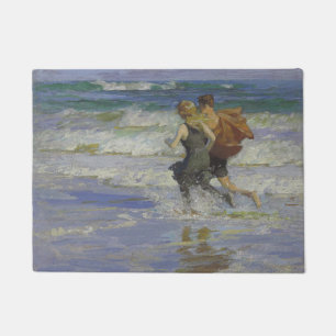 Paillasson Enfants à la plage (par Edward Henry Potthast)