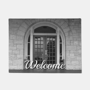 Paillasson Entrez Si Vous Osez Gris - Plaque de bienvenue