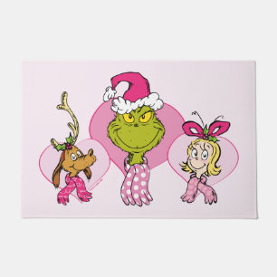 Paillasson Équipage Grinch en Portrait Rose de la Saint-Valen