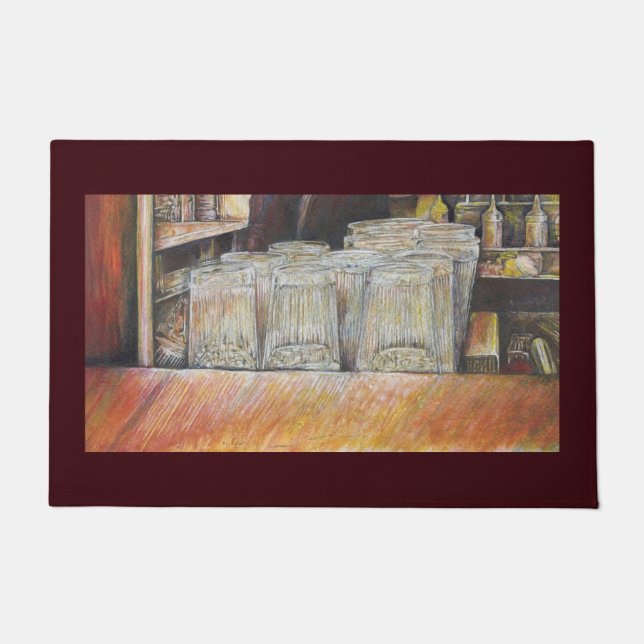 Paillasson Équivalent lumineux des émotions passionnées (Devant)