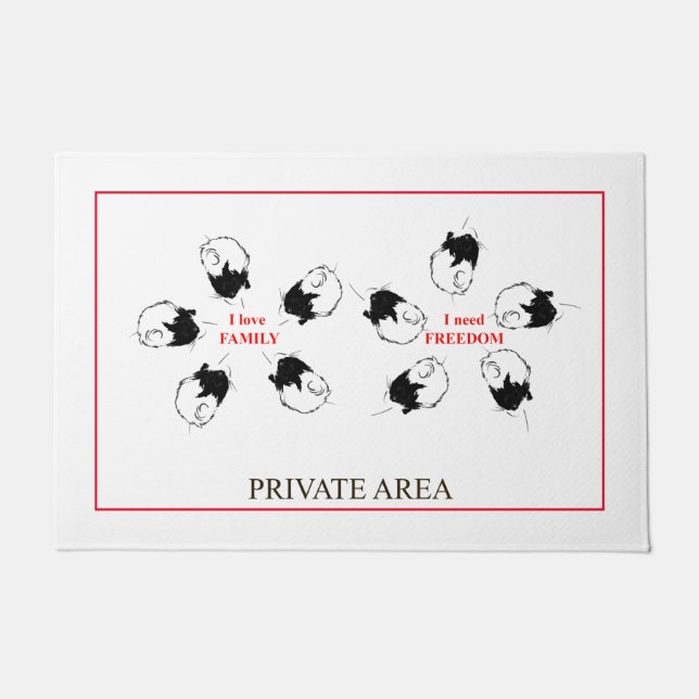 Paillasson espace privé (Devant)