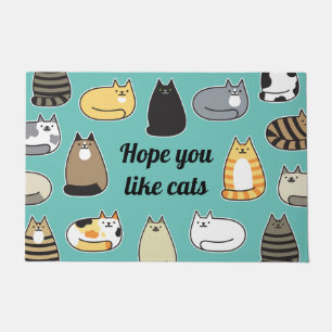 Paillasson Espérons que vous aimez les chats