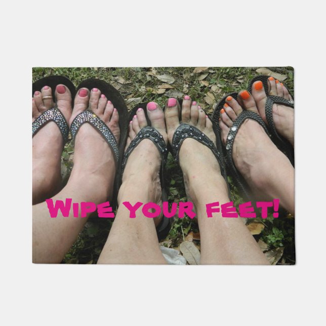 Paillasson Essuyer votre porte de pieds Matt (Devant)