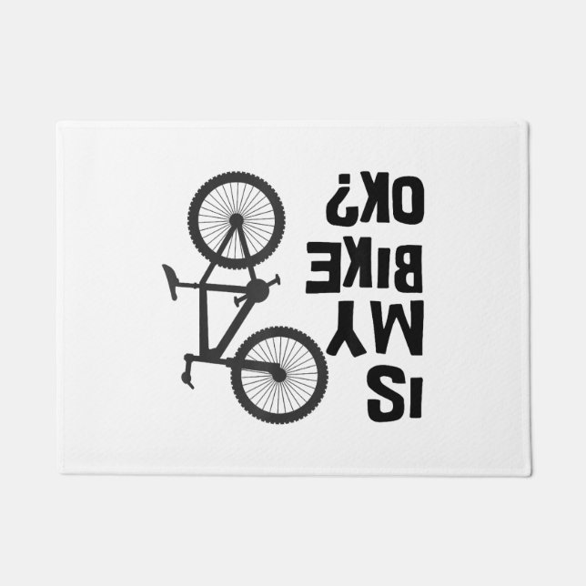 Paillasson Est Mon Vélo OK Funny VTT (Devant)