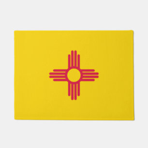 Paillasson État de porte Matt de drapeau de Nouveau Mexique