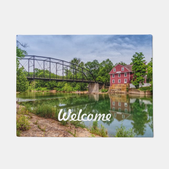 Paillasson Été À War Eagle Mill Welcome Domat (Devant)