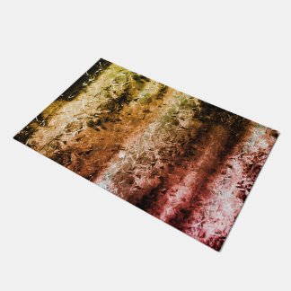 Paillasson Étrange texture fibreuse vieillie et saleté ou brû