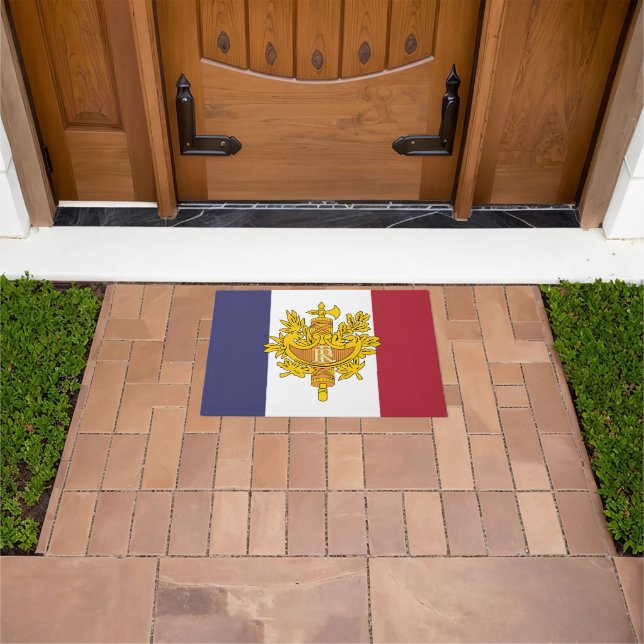 Paillasson Étui de téléphone avec drapeau de France (De plein air)