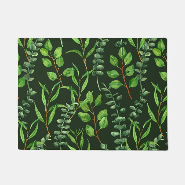 Paillasson Eucalyptus vert foncé (Devant)