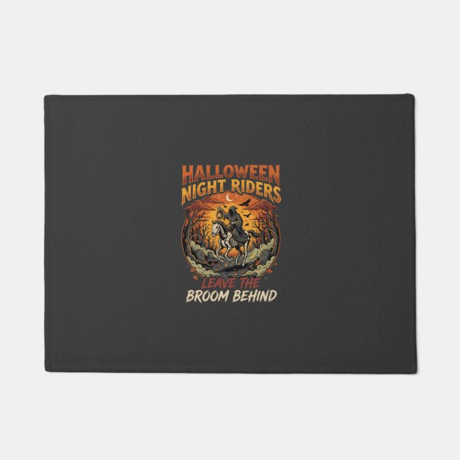 Paillasson Évasion du cavalier sinistre d'Halloween (Devant)
