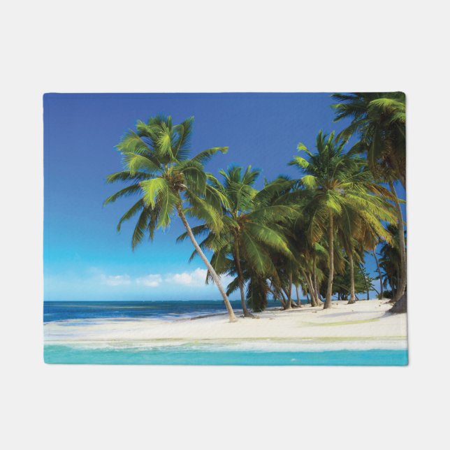 Paillasson Exotic beach throw pillow (Devant)