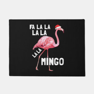 Paillasson Fa La La Flamingo Christmas Merry Xmas