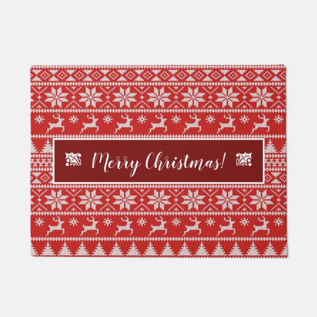 Paillasson Fair Isle Christmas (Devant)