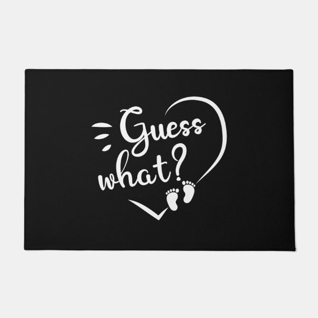 Paillasson Faire-part de grossesse (Devant)