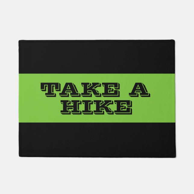 Paillasson Faire une randonnée Crotchety Door Mat (Devant)