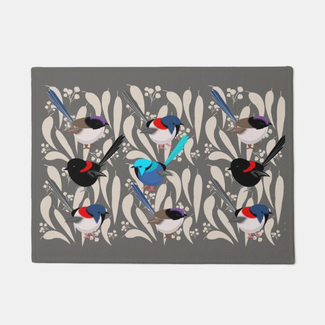 Paillasson Fairy Wrens (Devant)