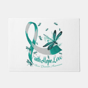 Paillasson Faith Hope Love Panique Trouble Sensibilisation Dr