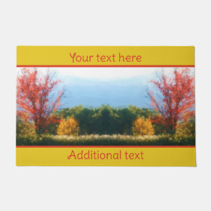 Paillasson Fall Foliage Nature Photo Painting Personalized