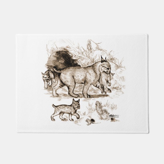 Paillasson Famille Bobcat (Devant)