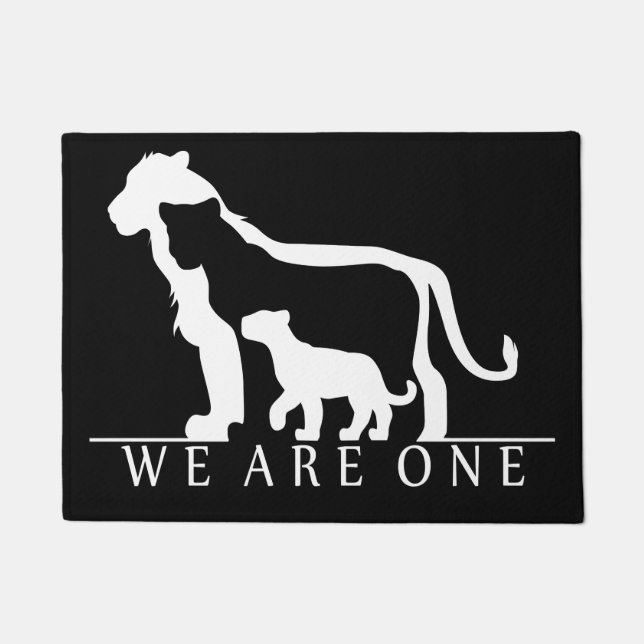 Paillasson Famille de lion (Devant)