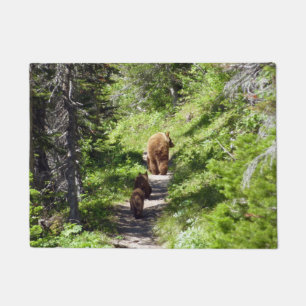 Paillasson Famille d'ours Brown