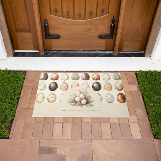 Paillasson  Family Name Beige Personalized Easter