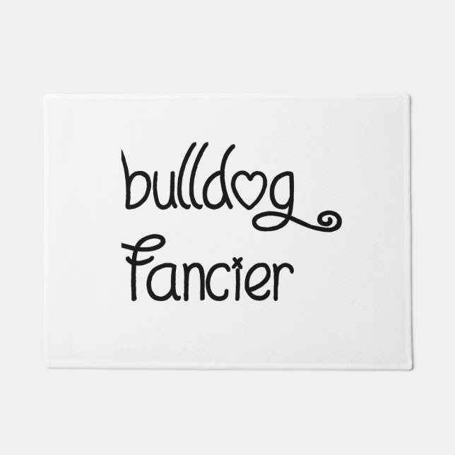 Paillasson fantaisiste de bulldog (Devant)