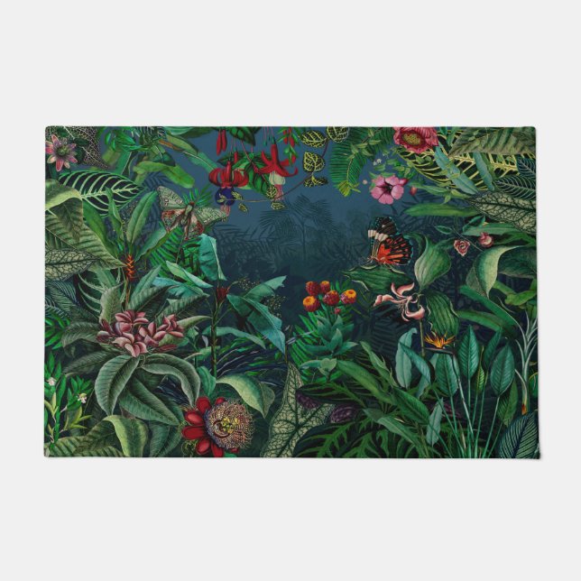 Paillasson Fantastique Fabulous Midnight Rainforest (Devant)