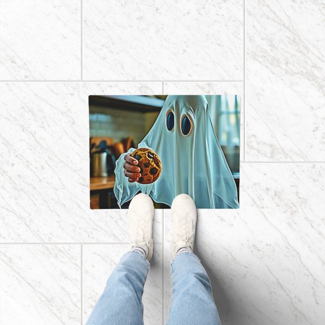 Paillasson Fantôme convivial Avec Cookie (Intérieur)