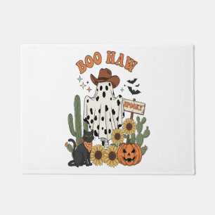 Paillasson Fantôme de la tache de vache Western-drôle Hallowe